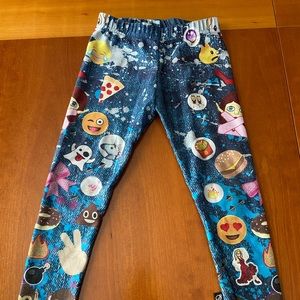Terez Little Girl Legging Emoji